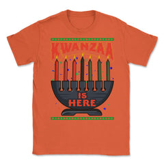 Kwanzaa Is Here Kinara Candles African American Pride product Unisex