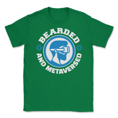 Bearded and Metaversed Virtual Reality & Metaverse product Unisex - Green