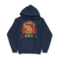 Chinese New Year The Year of the Rabbit 2023 Chinese design - Hoodie - Navy