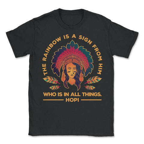 Chieftain Native American Tribal Chief Woman Native American graphic - Unisex T-Shirt - Black