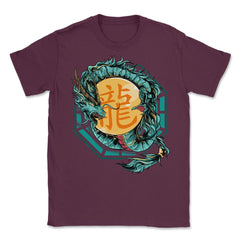 Dragon Japanese Mythology Japanese Dragon product Unisex T-Shirt - Maroon