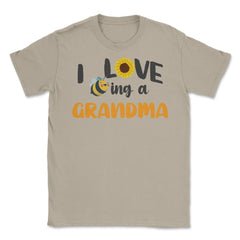 Funny Bee Sunflower I Love Being A Grandma Grandmother product Unisex - Cream