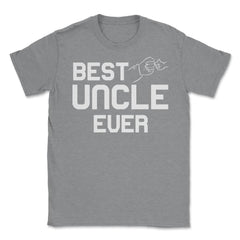 Funny Best Uncle Ever Fist Bump Niece Nephew Appreciation product - Grey Heather
