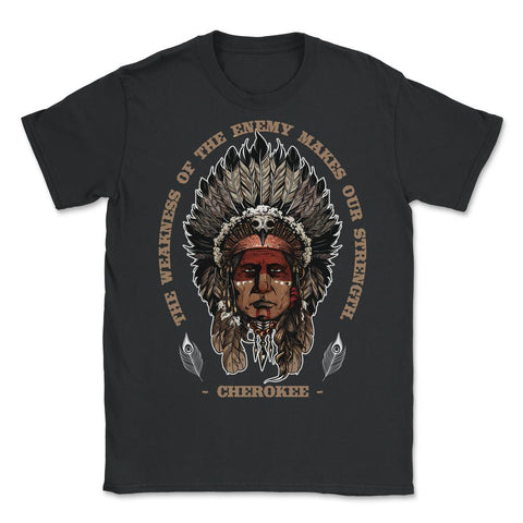 Chieftain Peacock Feathers Motivational Native Americans product - Unisex T-Shirt - Black
