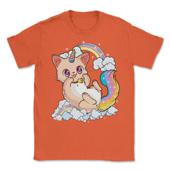 Rainbow Pride Caticorn Kawaii Anime product Unisex T-Shirt
