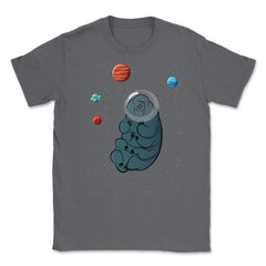 Tardigrade Kawaii Character in Space Hilarious product Unisex T-Shirt - Smoke Grey