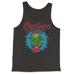 Christmas Succs Hilarious Xmas Succulents Pun product - Tank Top - Black