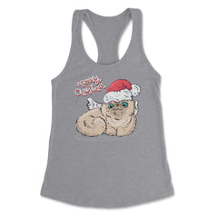 Merry Christmas Angel Cat Funny Humor T-Shirt Tee Gift Women's