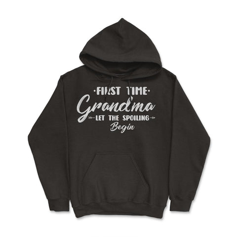 Funny First Time Grandma Let The Spoiling Begin Grandmother design - Black