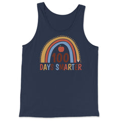 100 Days Smarter 100 Days of School Boho Rainbow Costume product - Tank Top - Navy