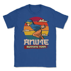 Anime Running Team Manga Funny Gift product Unisex T-Shirt - Royal Blue
