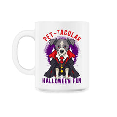 Pet-tacular Dog Halloween Design Graphic For Dog Lovers product - 11oz Mug - White