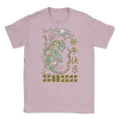 Year of the Tiger 2022 Chinese Aesthetic Design print Unisex T-Shirt - Light Pink