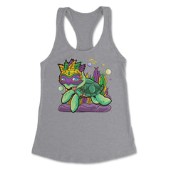 Mardi Gras Turtle with beads & mask Funny Gift product Women's