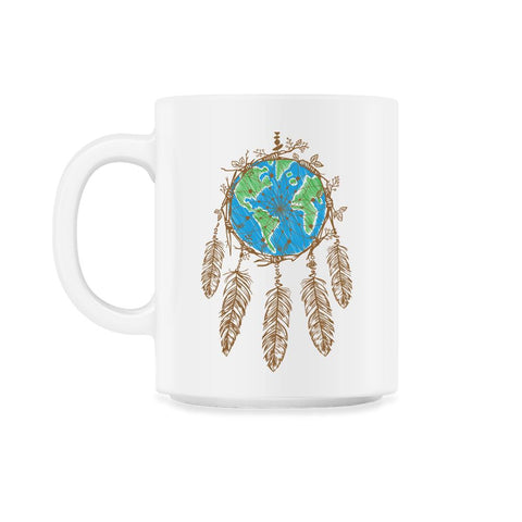 Earth Dream Catcher Shield T-Shirt Gift for Earth Day 11oz Mug