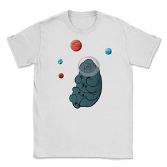 Tardigrade Kawaii Character in Space Hilarious product Unisex T-Shirt - White