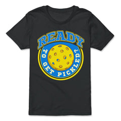 Pickleball Ready To Get Pickled? Pickleball graphic - Premium Youth Tee - Black