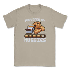 Power By Nuggies Pixalated Art Style Chicken Nugget Funny design