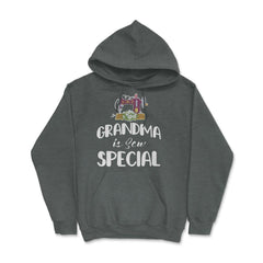 Funny Sewing Grandmother Grandma Is Sew Special Humor design Hoodie - Dark Grey Heather