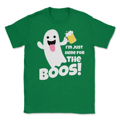 I'm just here for the boos! Cute Ghost Halloween product Unisex - Green