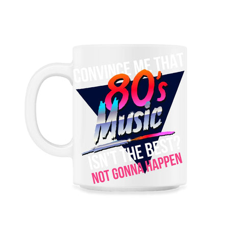 80’s Music is the Best Retro Eighties Style Music Lover Meme design