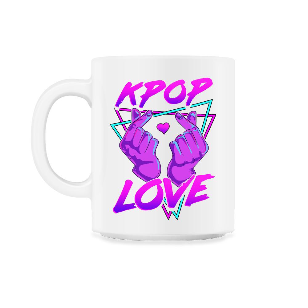 Korean Love Sign K-POP Love Fingers design 11oz Mug