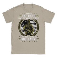 US Veteran Military Soldier with a rifle design Unisex T-Shirt