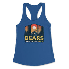 Bear Brotherhood Flag Bears Do It In The Wild Retro graphic Women's - Royal