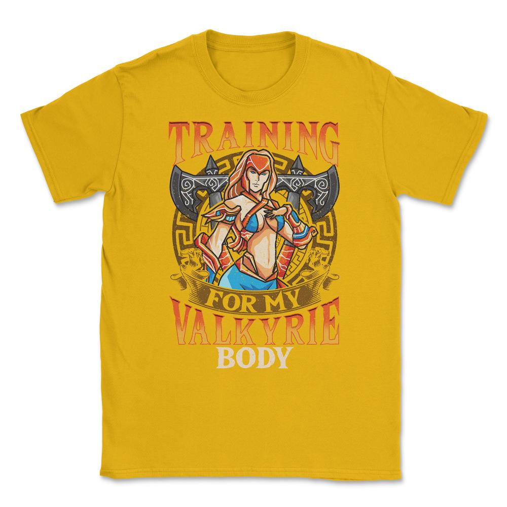 Training for My Valkyrie Body Vintage Style Design product Unisex
