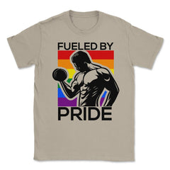 Fueled by Pride Gay Pride Iron Guy2 Gift product Unisex T-Shirt - Cream