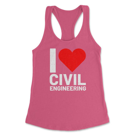 Funny I Love Civil Engineering Heart Engineer Career product Women's