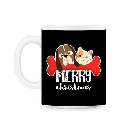 Pet Lovers Merry Christmas Funny T-Shirt Tee Gift 11oz Mug