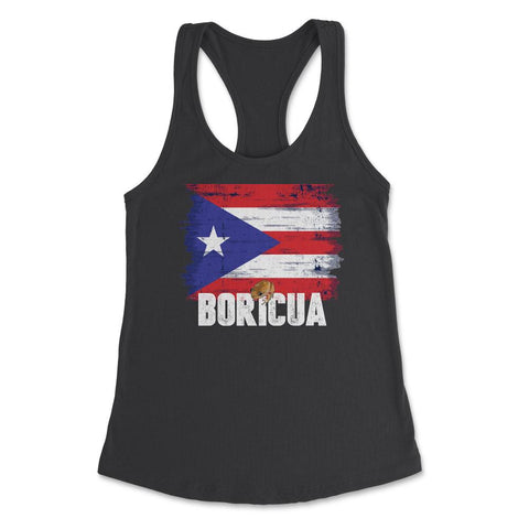 Puerto Rico Flag Boricua Theme Coqui Grunge Gift print Women's