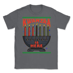 Kwanzaa Is Here Kinara Candles African American Pride product Unisex