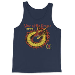 Chinese New Year 2024 Year of The Dragon Design graphic - Tank Top - Navy