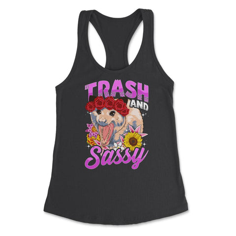 Trash & Sassy Funny Possum Lover Trash Animal Possum Pun design - Black