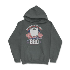 Bearded, Brave, Patriotic Bro 4th of July Independence Day print - Dark Grey Heather