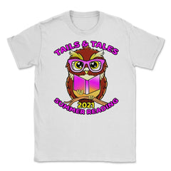 Summer Reading 2021 Tails & Tales Funny Kawaii Owl design Unisex