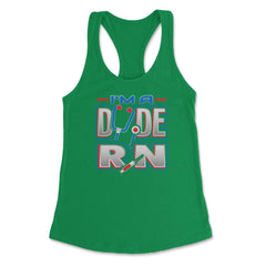 RN Dude Funny Humor Nurse T-Shirt Women's Racerback Tank