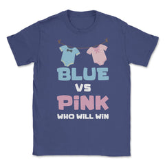 Funny Baby Gender Reveal Party Blue Or Pink Who Will Win product - Purple