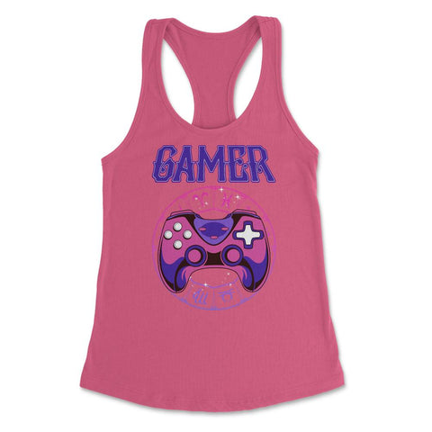 Astrology Zodiac Signs Gamer Funny Design product Women's Racerback