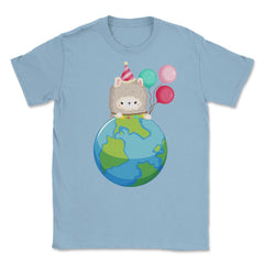 Happy Earth Day Llama Funny Cute Gift for Earth Day product Unisex - Light Blue