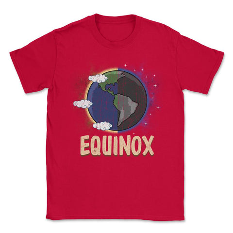 March Equinox on Earth Day & Night Cool Gift print Unisex T-Shirt