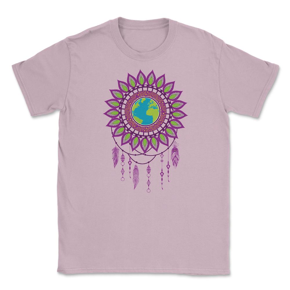 Earth Mandala Earth Day design Gifts graphic Tee Unisex T-Shirt