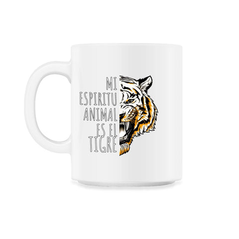 Mi Espiritu Animal es el Tigre Blanco Gracioso Raro design 11oz Mug