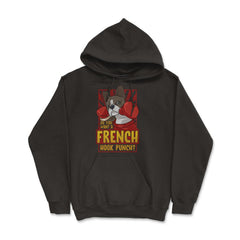 French Bulldog Boxing Do You Want a French Hook Punch? graphic - Hoodie - Black