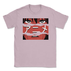 Anime Japanese Calligraphy Symbol Theme Gift graphic Unisex T-Shirt - Light Pink