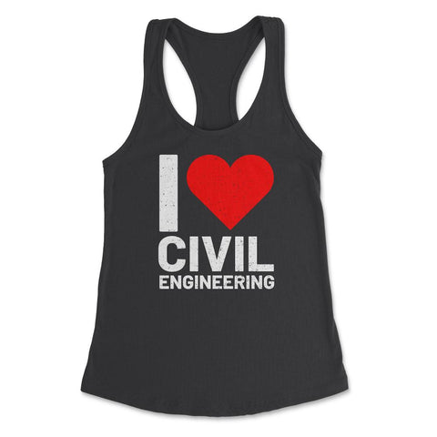 Funny I Love Civil Engineering Heart Engineer Career product Women's