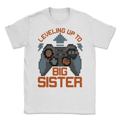 Leveling Up To Big Sister Gamer Big Sister Pixel Style design Unisex