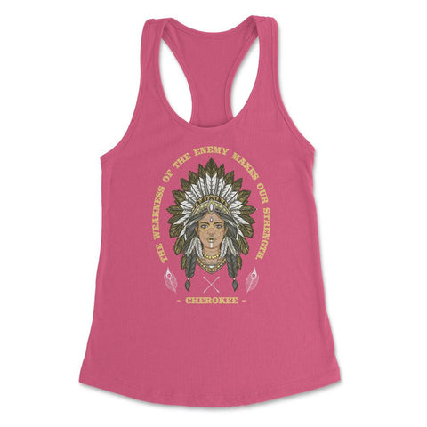 Chieftess Peacock Feathers Motivational Native Americans product - Hot Pink